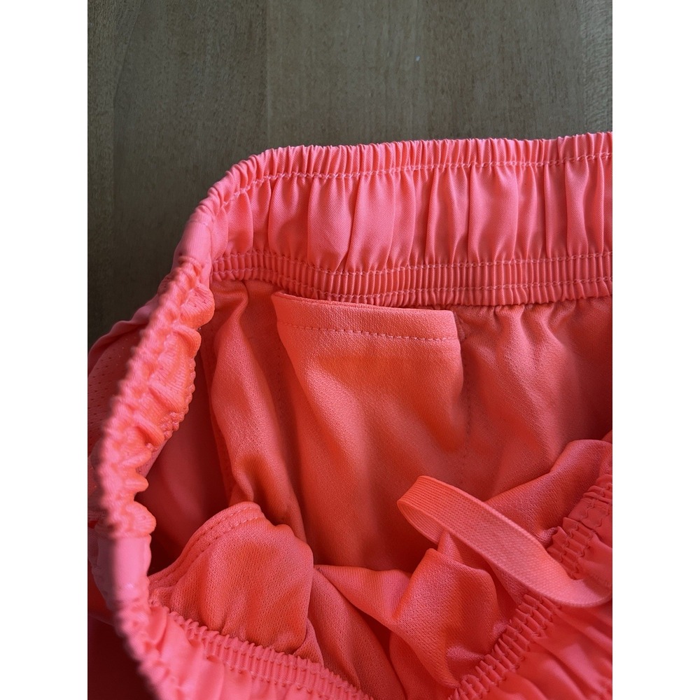 Nike Fast Dri Fit Tempo Short Womens Sz M Medium Coral Orange Athletic Run Track - Picture 5 of 9